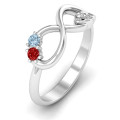 Double the Love Infinity Ring Detail Double the Love Infinity Ring detail view