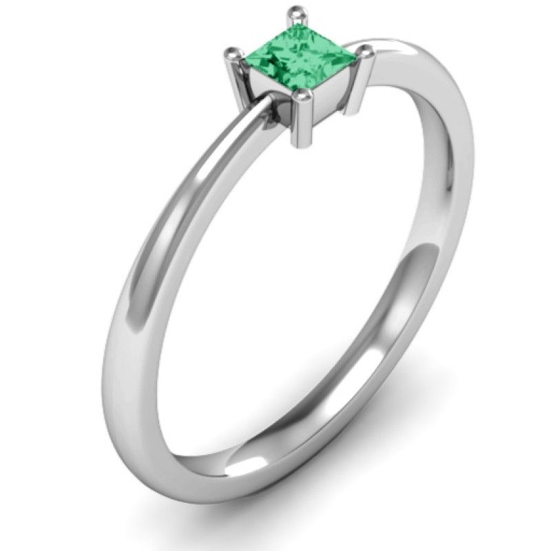 Personalised Princess Cut ring product image