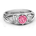 Enchanting Tangle of Love Ring Enchanting Tangle of Love custom solitaire ring