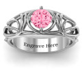 Enchanting Tangle of Love Ring Enchanting Tangle of Love custom solitaire ring