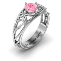 Enchanting Tangle of Love Ring Enchanting Tangle of Love custom solitaire ring