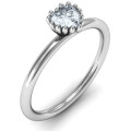 Encircled Prong Heart Ring Encircled Prong Heart Ring product image
