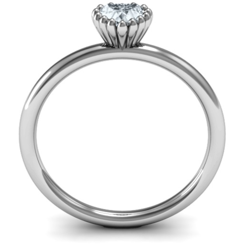Encircled Prong Heart Ring Encircled Prong Heart Ring product image