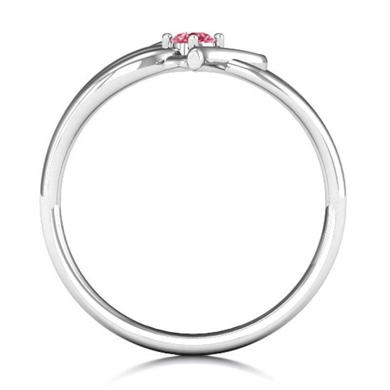Everlasting Elegance Interwoven Heart Ring - Product View Everlasting Elegance Interwoven Heart Ring product view
