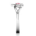 Everlasting Elegance Interwoven Heart Ring - Product View Everlasting Elegance Interwoven Heart Ring product view