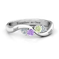 Everyday Dream ring with shoulder accents