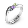 Everyday Dream ring with shoulder accents