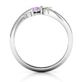 Everyday Dream ring with shoulder accents
