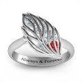 Elm Cage Leaf Ring Product View Elm cage leaf ring product view