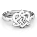 Fancy Celtic Ring Fancy Celtic ring with a high-polished open Celtic design