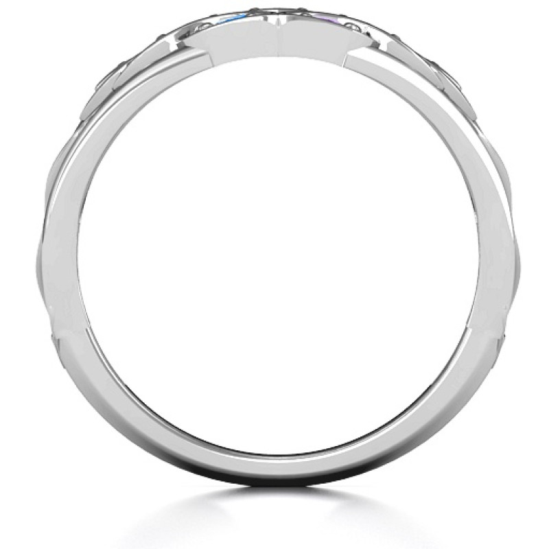 Floating Heart Infinity Ring Floating Heart Infinity Ring gallery image