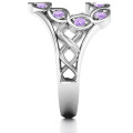 Floating Heart Infinity Ring Floating Heart Infinity Ring gallery image