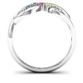 Flourish Infinity Ring with Gemstones Flourish Infinity Ring with gemstones, alternate view