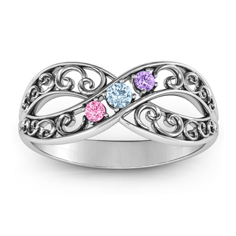 Forever Filigree Infinity Ring - View 2 Forever Filigree Infinity Ring product view