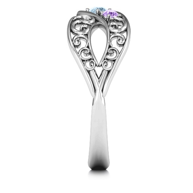 Forever Filigree Infinity Ring - View 5 Forever Filigree Infinity Ring product view