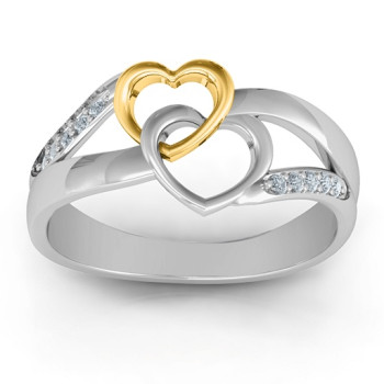 Forever Linked Hearts Ring Forever Linked Hearts Ring