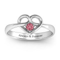 Forget Me Knot Heart Infinity Ring Forget Me Knot Heart Infinity Ring product image