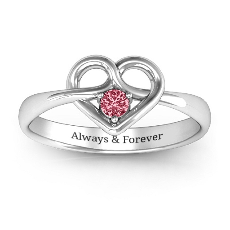 Forget Me Knot Heart Infinity Ring Forget Me Knot Heart Infinity Ring product image