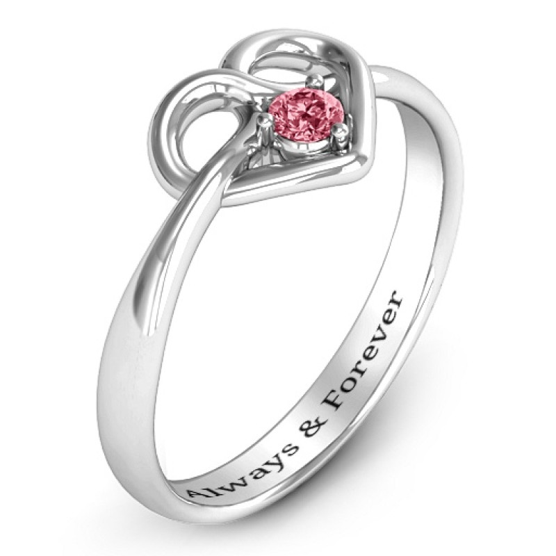 Forget Me Knot Heart Infinity Ring Forget Me Knot Heart Infinity Ring product image