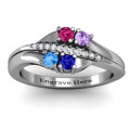 Four Stone Ring with Accents – Product View 1 Four Stone Ring with Accents product view