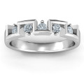 Geometric Fashion Band ring view
