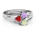 Heart Cluster Ring with Accents Heart cluster ring with accent stones