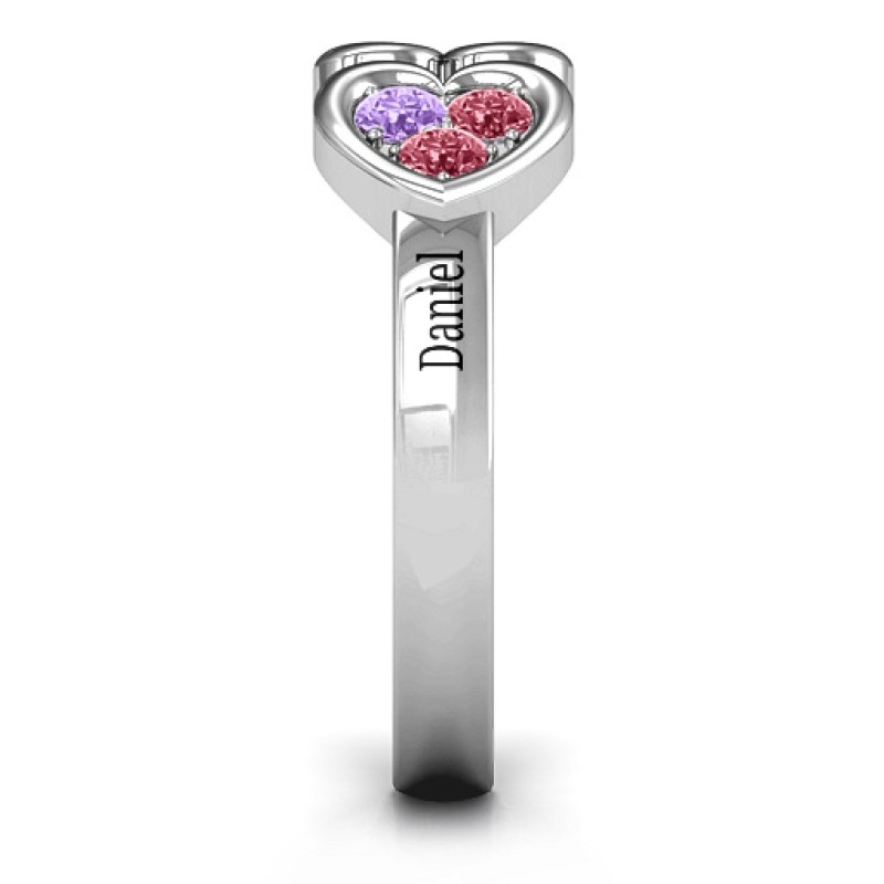 Heart To Heart Wraparound Ring Heart To Heart Wraparound Ring alternate view