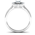 Heart in Heart Halo Ring Heart in Heart Halo Ring product view