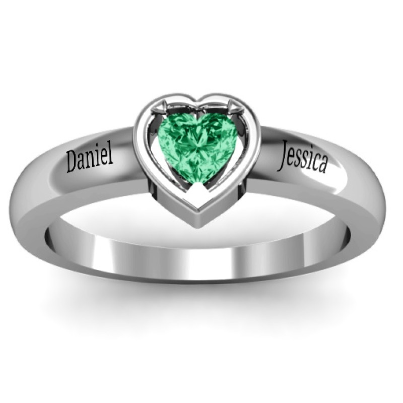 Heart in a Heart Ring Heart in a Heart Ring product view