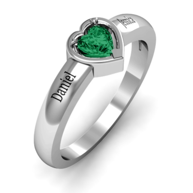 Heart in a Heart Ring Heart in a Heart Ring product view