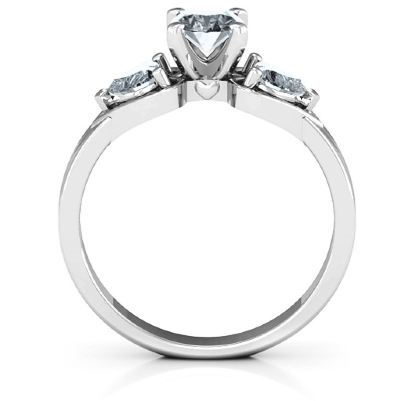 Hearts and Stones Solitaire Ring View Hearts and Stones Solitaire Ring product view