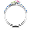 Intricate Infinity Two Stone Ring - View 4 Intricate Infinity Two Stone Ring product view