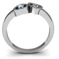 Inverted Kissing Hearts Ring product image