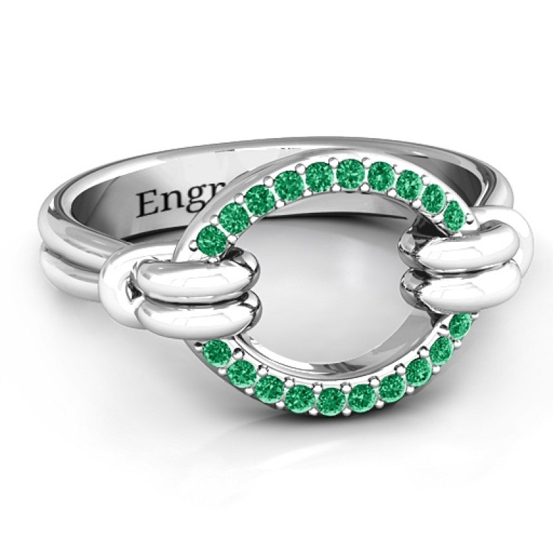 Karma Ring with 20 zirconia stones