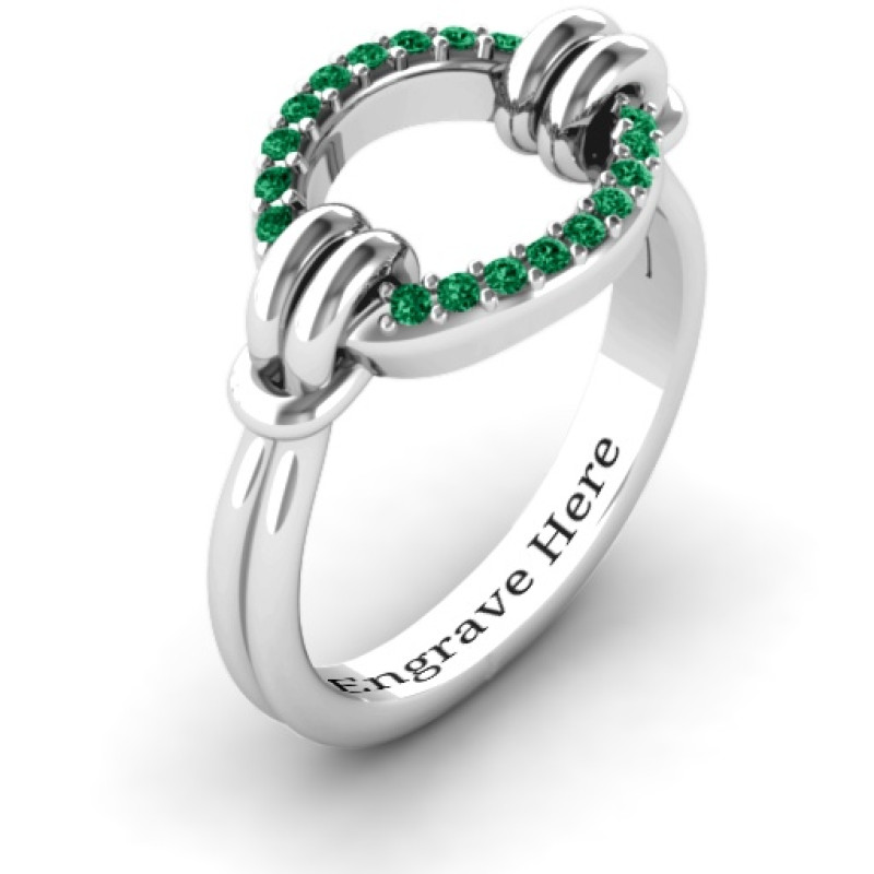 Karma Ring with 20 zirconia stones