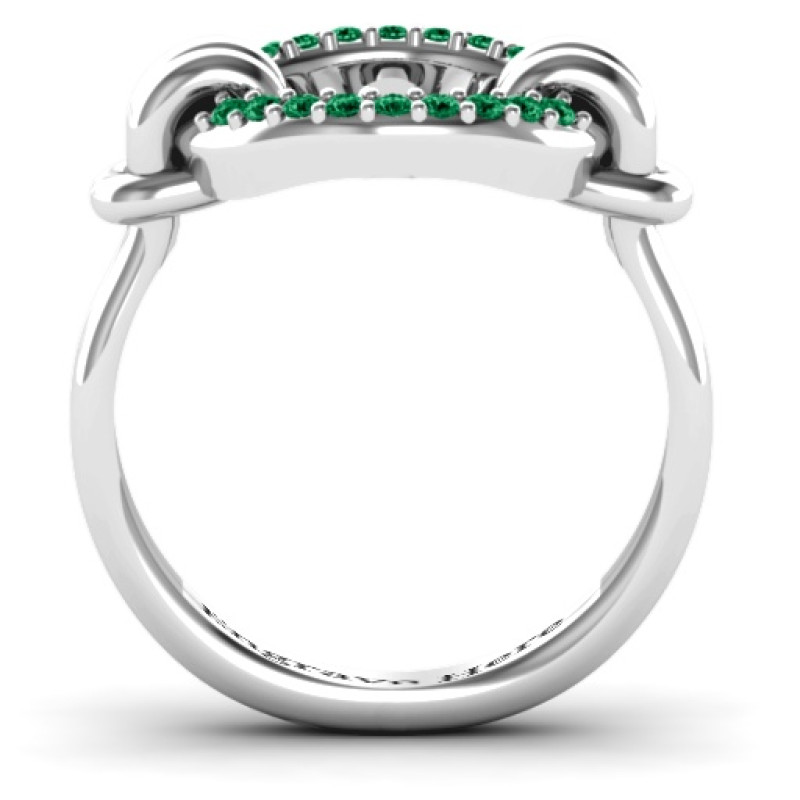 Karma Ring with 20 zirconia stones