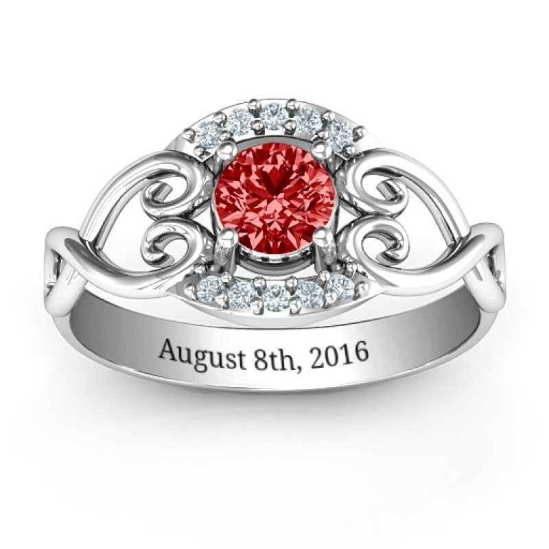 Lasting Love Promise Ring with Accents Lasting Love Promise Ring with heart and infinity accents