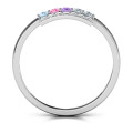 Layers Of Light Ring with three layers of accent stones