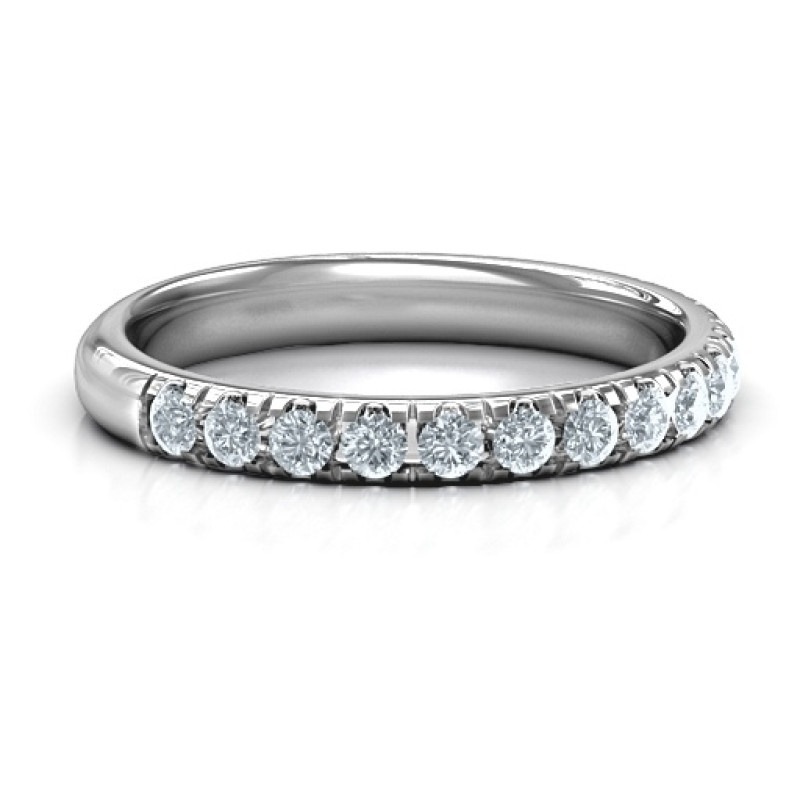Love All Around Ring view 2 Love All Around Ring with pavé-set round accent stones