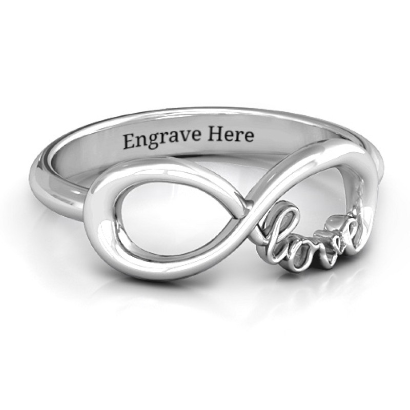Love Infinity Ring Love Infinity Ring with custom engraving option