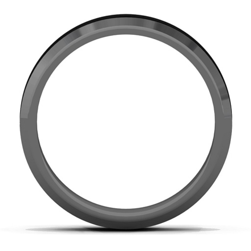 Men's Black Nightfall Ceramic Ring Alternate View Men's Black Nightfall Ceramic Ring alternate view