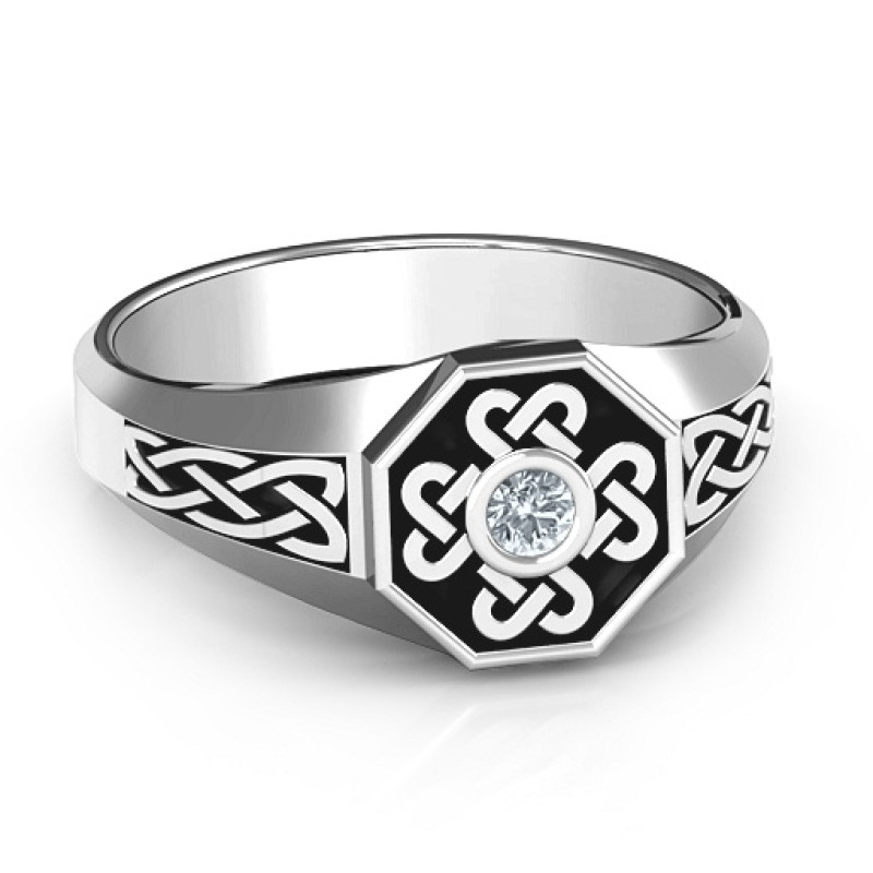 Men's Celtic Knot Signet Ring Men's Celtic Knot Signet Ring