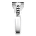 Men's Celtic Knot Signet Ring Men's Celtic Knot Signet Ring product view