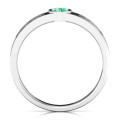 Men's Trinity Knot Ring with oval centre stone