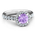 Milana Ring Milana Ring halo-style ring with round centre stone
