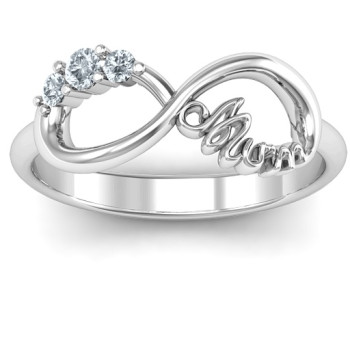 Mum's Infinite Love with Stones Ring Mum's Infinite Love with Stones Ring
