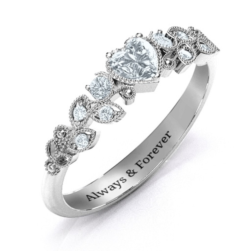 Natural Beauty Leaf Ring with Accents product image