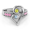 Nesting Love Ring Nesting Love Ring with birthstone, metal and engraving customisation options