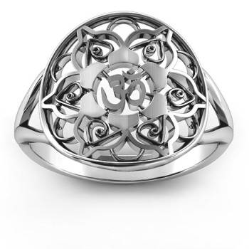 Om Mandala Ring Om Mandala Ring