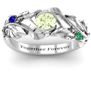 Organic Leaf Ring Organic Leaf Ring